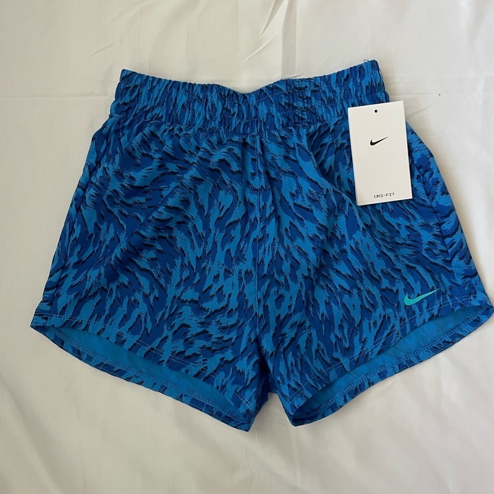 NWT! Nike Blue Patterned Dri-FIT Shorts